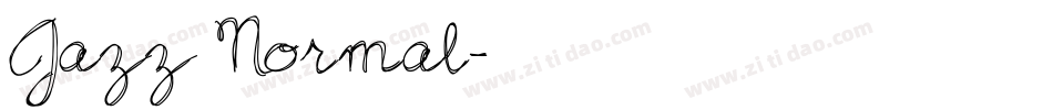 Jazz Normal字体转换